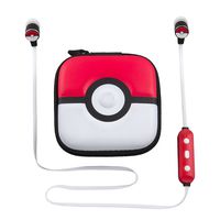 Pokemon Bluetooth Wireless Earbuds and Travel Case with Hands Free Calling and Adjustable Volume Control