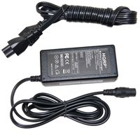 HQRP Fast Battery Charger for Razor Dirt Quad, Dune Buggy 25143511, Ground Force 300001-SL, AC Adapter Power Supply Cord Electric Scooter + Euro Plug Adapter