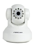 Foscam FI8918W Wireless Pan and Tilt IP Camera with 8 Meter Night Vision and 3.6mm Lens, 67 Degree Viewing Angle (White)