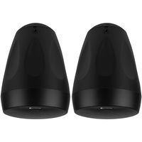 Dayton Audio WP65BT 6-1/2" IP66 Indoor/Outdoor Pendant Speaker Pair 70V/100V 8 Ohm Black