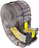 Brady XSL-115-427 Idxpert 1.25" Height, 1.5" Width, B-427 Self-Laminating Vinyl, Black On White And Translucent Color Label (250 Per Cartridge)