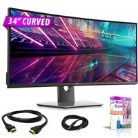 Dell UltraSharp 34" 21:9 Curved Monitor (3440 x 1440 Resolution)