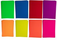 64 Pack Corrugated Cardboard Sheets - Colorful Corrugated Paper, Cardboard Inserts for DIY Crafts, Art Project, Packing, 8 Assorted Colors, 8.3 x 11.8 inches