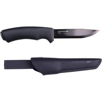 Morakniv Bushcraft Carbon Fixed Blade Knife with Carbon Steel Blade, Black, 0.125/4.3-Inch