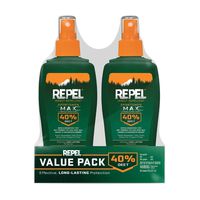 Repel Insect Repellent Sportsmen Max Formula Spray Pump 40% DEET, 2/6-Ounce
