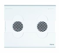 iHome  Notebook Cooling Pad with 2 Built-in Fans - White (IH-A701CW)