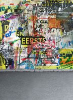 FUT Newest Colorful PictureS in the Wall & Highway Vinyl Backdrop Background for Wall Decor Studio Photography Backdrops 5x7ft