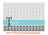 decalrus - Protective Decal for The HP EliteBook x360 1030 G2 (13.3" Screen) Laptop with Customized Monogram HPelitebk1030g2-Monogram9