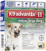 Bayer Animal Health K9 Advantix II Extra Large Dog 4-Pack