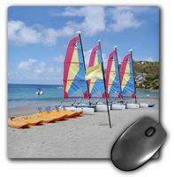 3dRose LLC 8 x 8 x 0.25 Inches St Lucia Mouse Pad (mp_3557_1)
