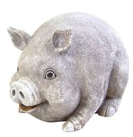 Pudgy Pal Pig Shaped Outdoor Bluetooth Speakers, 6 Inch