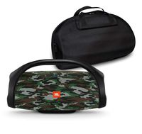 JBL Boombox Portable Bluetooth Waterproof Speaker Bundle with Hardshell Storage Case - Camouflage