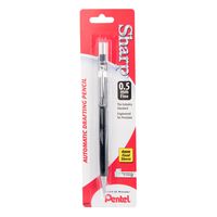 Pentel Sharp Automatic Pencil, 0.5mm, Black Barrel, 1 Pack (P205BP-K6)
