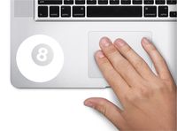 8 Ball Billiard Ball Symbol Decal Funny Laptop Skin Macbook Trackpad Keypad Sticker Window