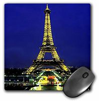 3dRose LLC 8 x 8 x 0.25 Inches Mouse Pad, Eiffel Tower (mp_587_1)