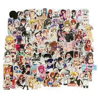 100Pcs Cartoon Sex Girl Waterproof Stickers for Laptop Stickers Motorcycle Bicycle Skateboard Luggage Decal Graffiti Patches