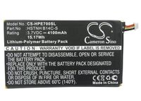 Cameron Sino 4100mAh Li-Polymer High-Capacity Replacement Batteries for HP Tablet 7 1800, Slate 7 1800 Tablet, fits HP 10979176-00, 739691-001, HSTNH B14C-S, WD3870127P