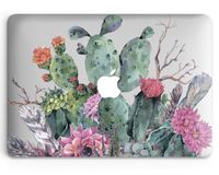 Modo Design Flower Succulent Cactus MacBook 12" Retina NEWEST Release 2017 2016 2015 A1534 Case Floral Pattern Macbook 12 inch Cover Marble Mac Book 12" 2017 Laptop Apple 12 Macbook 2017 Case MA2180