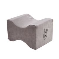 sheltin Memory Foam Knee Pillow for Sciatica Relief,Leg Pain,Back Pain,Pregnancy,Hip and Joint Pain - Leg Positioner Pillows Wedge Contour