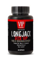 Longjack Size Up 2170mg - Male Enhancement - Natural Testosterone Booster - Premium Quality - (1 Bottle 60 Capsules)