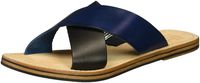 LFL by Lust for Life Women's L-mira Flat Sandal, Blue/Multi Leather, 7 Medium US