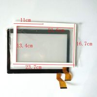 White Color EUTOPING R New 10.1 inch ZY-1002A Camera Hole 11cm Touch Screen Digitizer Replacement for Tablet