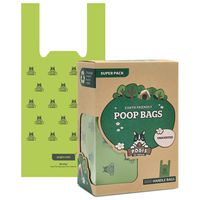 Pogi's Poop Bags - 300 Unscented Dog Poop Bags with Easy-Tie Handles - Leak-Proof, Earth-Friendly Poop Bags for Dogs