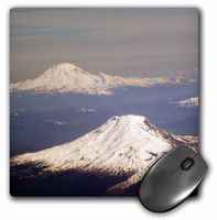 3dRose LLC 8 x 8 x 0.25 Inches Mouse Pad, Mt Adams and Mt Rainier Washington Cascades Janis Miglavs (mp_95808_1)