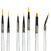 Best Model Miniature Paint Brushes - Small Detail Paint Brush Set - 7 pcs Model Paint Brushes for Miniature Painting, Fine Detailing - Tiny, Mini, Micro Fine Detail Paint brushes kits