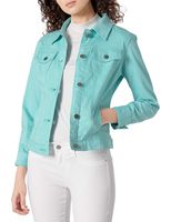 Riders by Lee Indigo Women's Denim Jacket, Aqua Haze, Medium