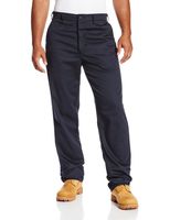 Bulwark Men's Flame Resistant 9 oz Twill Cotton Work Pant, Navy, 30W x 32L