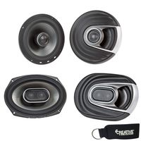 Polk MM652 6.5" Front Coaxial and Rear MM692 6x9 Speaker System Bundle Includes 2 Pair