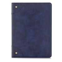 elecfan iPad Case for 2017 iPad 5, 2018 iPad 6, Book Style Folio for Men/Women Stand Up Magnetic PU Leather with Smart Auto Sleep/Wake Feature Vegan Back Cover for Apple 2017&2018 iPad 9.7 - Blue