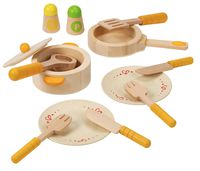 Hape Gourmet Play Kitchen Starter Accessories Wooden Play Set