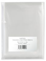 Japanese L Size Photo Sleeves pack of 100 for 3.5x5 inches Photo (1 Pack)