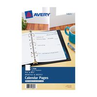 Avery Mini Monthly and Weekly Calendar Pages, 5.5 x  8.5 inches (14825)