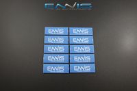 10 PCS 2 4 6 GAUGE HEAT SHRINK TUBE 1/2 X 1.5 INCH BLUE ENNIS ELECTRONICS TUBING RING TERMINAL
