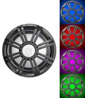 KICKER 45KMF102 10" Free Air Marine Subwoofer Sub KMF10+Charcoal Grille w/LED's
