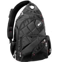 Ful Brick House Laptop Sling Backpack Backpack, Black