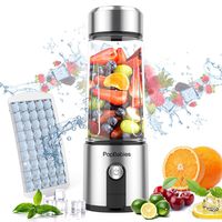 Portable Blender,PopBabies Personal Blender Smoothie Blender on the go with USB Rechargeable, 5200 maH Powerful Longer Life Smoothie Blender,Tritan Juicer Cup (FDA, BPA free)