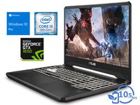 ASUS TUF FX505GT Laptop, 15.6" FHD Display, Intel Core i5-9300H Upto 4.1GHz, 32GB RAM, 1TB NVMe SSD + 1TB HDD, NVIDIA GeForce GTX 1650, HDMI, Wi-Fi, Bluetooth, Windows 10 Pro