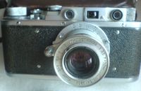 Zorki Industar-22 lens USSR Soviet Union Russian Leica copy KMZ Camera Industar-22 lens
