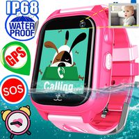 Smart Watch, Smartwatch for kids, Smart Watches Touchscreen with Camera GPS Tracker Digital Watch Phone with SIM Card Slot Two Way Chat Watch Boys Girls Waterproof Activiity Tracking Toys Xmas Gifts