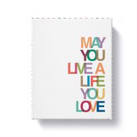 May You Live a Life You Love Boxed Note Cards by Compendium - 10 blank cards (2 each of 5 designs) with printed envelopes