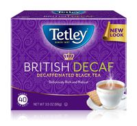 Tetley Premium Black Tea, Decaffeinated British Blend, 40 Tea Bags (Pack of 6) (Packaging may vary)