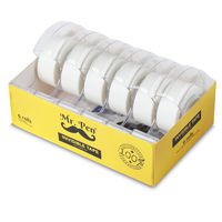 Mr. Pen- Tape, Tape Dispenser, Pack of 6, Tape Refill, Office Tape, Tape Dispenser Refill Rolls, Tape Rolls, Tapes, Tape Dispensers, Clear Tape, Transparent Tape, Wrapping Tape, Bulk, Invisible Tape