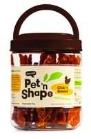 Pet 'n Shape Chik 'N Breast Jerky - All Natural Dog Treats, Chicken 1 Lb