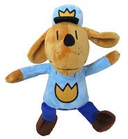 MerryMakers Dog Man Plush Toy, 9.5-Inch