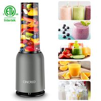 Updated 2020 Version Professional Personal Countertop Blender for Milkshake, Fruit Vegetables Drinks, Ice, Small Mini Portable Single Food Bullet Blenders Processor Shake Mixer Maker with Cup for Home Kitchen,15 Ounce (One Cup)