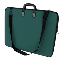 Florence Director Series 20"x26" Art Portfolio w/Molded Foam Clamshell Construction & Internal Organization System - Green